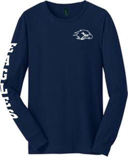 Gildan Long Sleeve T-Shirt, Navy